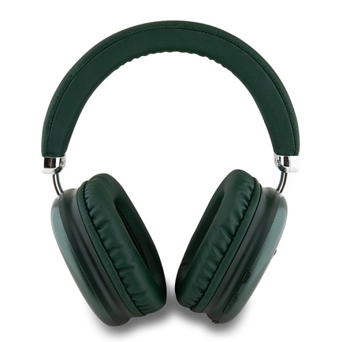 Guess наушники беспроводные накладные Bluetooth HP Oval Saffiano with Triangle Metal Logo Khaki