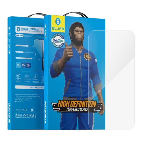 (Уценка) BlueO стекло для iPhone 16 Pro, Clear HD (прозрачное)