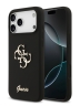 Guess для iPhone 17 Pro чехол Liquid silicone 4G Big and Script metal logo Hard Black
