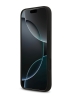 Guess для iPhone 17 Pro чехол Liquid silicone 4G Big and Script metal logo Hard Black