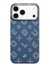 BlueO чехол для iPhone 17 Pro Max, Tactile Woven Air Aramid fiber (Kevlar) Blue (MagSafe)