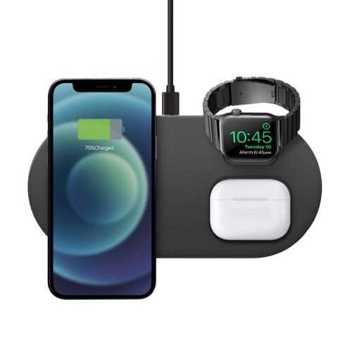 Беспроводная зарядка Uniq Aereo Mag 3-в-1 для Apple