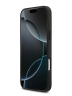 Karl Lagerfeld для iPhone 17 Pro Max чехол PU Saffiano Monogram Metal Plate logo Hard Grey (MagSafe)
