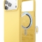 Elago для iPhone 17 Pro Max чехол Magnetic Silicone Yellow (MagSafe)