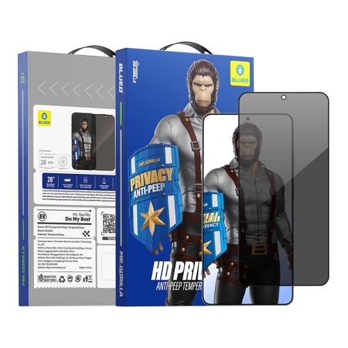 BlueO стекло для Galaxy S26, Anti-Peep Black (приватное)