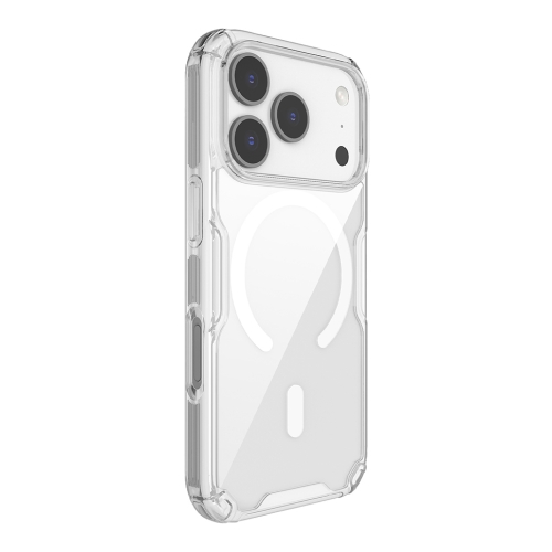 Nillkin для iPhone 17 Pro чехол Nature TPU Pro Magnetic White (прозрачный)
