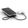 Energea АКБ Integra 20s (CCC), 10000 Hybrid Solid State USB-C PD20W with Cable and Stand Gun/Black