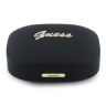 Guess Наушники TWS Bluetooth PU Leather Script metal logo with AI Black