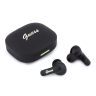 Guess Наушники TWS Bluetooth PU Leather Script metal logo with AI Black