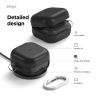 Elago для Galaxy Buds 4/4 Pro чехол Silicone Hang case Black