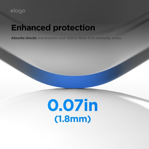 Elago для Galaxy Buds 4/4 Pro чехол Silicone Hang case Black