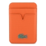 Lacoste картхолдер Wallet MagSafe Cardslot PVC Lacquer Metal logo Orange