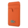 Lacoste картхолдер Wallet MagSafe Cardslot PVC Lacquer Metal logo Orange