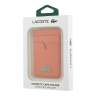 Lacoste картхолдер Wallet MagSafe Cardslot PVC Lacquer Metal logo Orange