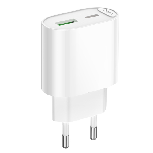 HOCO СЗУ C109A Fighter Type-C PD20W + USB-A QC3.0 White