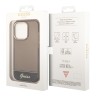 Чехол Guess Translucent w Electroplated camera Hard для iPhone 14 Pro, черный