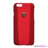 Кожаный чехол Lamborghini Murcielago Hard для iPhone 6/6s, красный