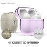 Чехол Elago Clear case with Round strap для AirPods Pro 2, Lavender