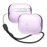 Чехол Elago Clear case with Round strap для AirPods Pro 2, Lavender