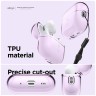 Чехол Elago Clear case with Round strap для AirPods Pro 2, Lavender