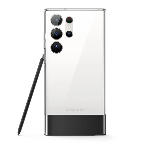 Чехол Elago GLIDE для Galaxy S23 Ultra, прозрачный/серый