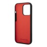 Чехол AMG Liquid Silicone Carbon pattern Hard для iPhone 14 Pro, черный