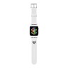 Ремешок Karl Lagerfeld Silicone Choupette head для Apple Watch 49-46-45-44 mm, белый
