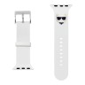 Ремешок Lagerfeld Silicone Choupette head для Apple Watch 42-44-45 mm, белый