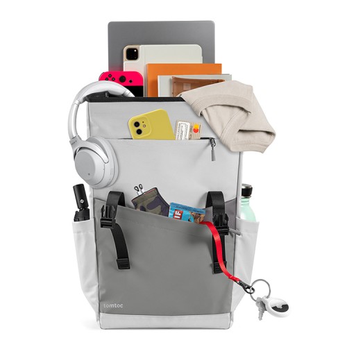 Tomtoc Travel рюкзак Slash-T64 Laptop Backpack 15.6"/18L Tephra Grey
