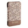 Guess магнитный бумажник Wallet Cardslot MagSafe G CUBE Brown