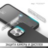 Elago для iPhone 15 Pro Max чехол Soft silicone (Liquid) Black (MagSafe)
