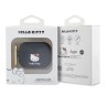 Hello Kitty для Airpods Pro 2 чехол Liquid silicone 3D Rubber Kitty Head Black