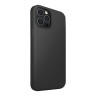 Чехол Uniq LINO Anti-microbial для iPhone 12 Pro Max, черный
