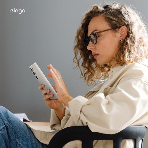 Elago для Galaxy S24 Ultra чехол Soft silicone (Liquid) Stone