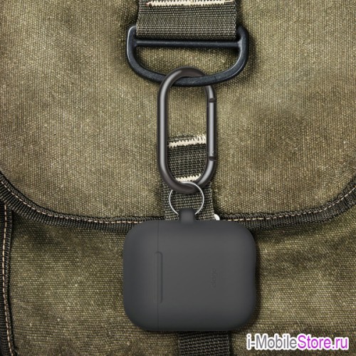Чехол Elago Hang case для AirPods 1/2, серый