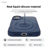 Elago для iPhone 16 чехол Soft silicone (Liquid) Jean Indigo