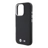 BMW для iPhone 16 Pro Max чехол M-Collection PU Kevlar Full Wrapped Metal logo & Camera Hard Black