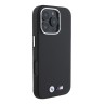 BMW для iPhone 16 Pro Max чехол M-Collection PU Kevlar Full Wrapped Metal logo & Camera Hard Black