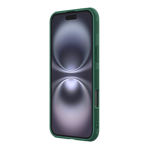 Nillkin для iPhone 16 чехол Frosted Shield Pro Dark Green