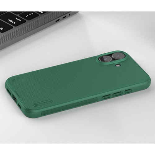 Nillkin для iPhone 16 чехол Frosted Shield Pro Dark Green