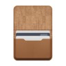 Elago магнитный бумажник MagSafe Card Pocket PU Leather Brown