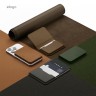 Elago магнитный бумажник MagSafe Card Pocket PU Leather Brown