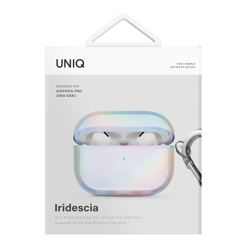 (Уценка) Uniq для Airpods Pro 2 чехол Iridescia (holographic) Holo Quartz