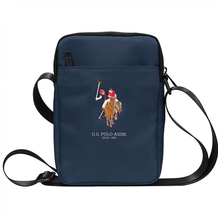 Сумка U.S. Polo Assn. Tablet bag Double horse для планшета до 8", синяя