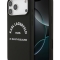 Karl Lagerfeld для iPhone 17 Pro Max чехол Liquid silicone RSG logo Hard Black (MagSafe)