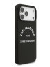 Karl Lagerfeld для iPhone 17 Pro Max чехол Liquid silicone RSG logo Hard Black (MagSafe)