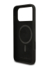 Karl Lagerfeld для iPhone 17 Pro Max чехол Liquid silicone RSG logo Hard Black (MagSafe)