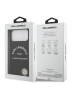 Karl Lagerfeld для iPhone 17 Pro Max чехол Liquid silicone RSG logo Hard Black (MagSafe)
