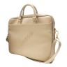 Сумка Guess Saffiano Script logo Bag для ноутбука до 15 дюймов, золотая