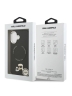 Karl Lagerfeld для iPhone 17 чехол PU NFT Karl & Choupette heads Metal pin & Cam Hard Black (MagSafe)